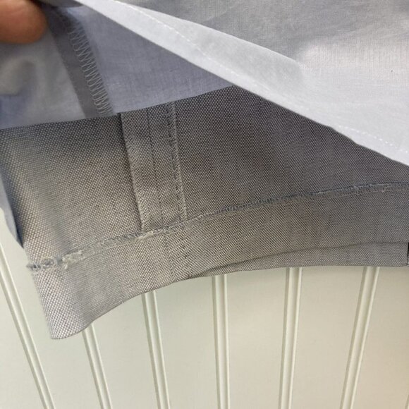 Talbots Womens NWT Linen Blend Soft Chambray Top Stitched Lined Pencil Skirt Sz6 - Picture 6 of 12
